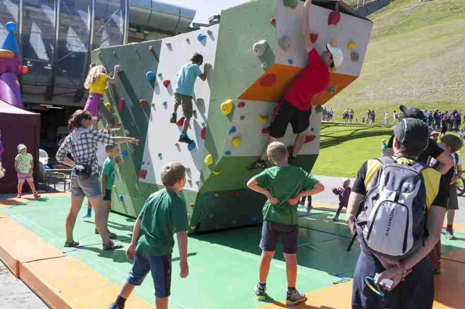 Mobiler Boulderblock